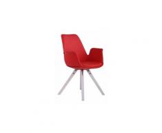 Distingué chaise de salle à manger, de cuisine, de salon kuala lumpur cuir synthetique blanc carré