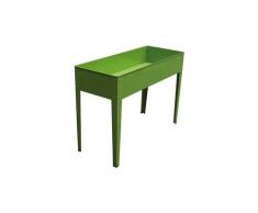 Carré potager métal jacinthe - 100 x 40 x 80 cm - vert