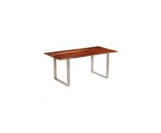 Table de salon salle à manger design bois massif de sesham 180x90x76 cm helloshop26 0902204