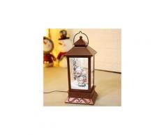 Roman inc snow globe, globe water music box nous vous souhaitons un joyeux noël ampoule led