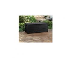 Coffre d'exterieur - rangement d'exterieur ketter coffre jardin résine santiago 455l - anthracite