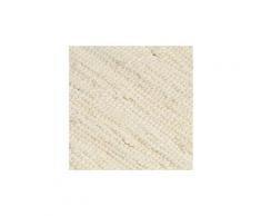 Icaverne - sets de table inedit napperons 6 pcs chindi plain crème 30 x 45 cm coton