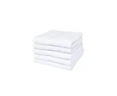 Icaverne - serviettes de bain et gants de toilette stylé serviette de douche d'hôtel 25pcs coton 400 gsm 100x150cm blanc