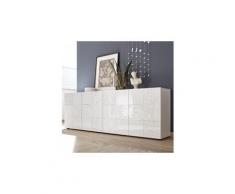 Enfilade 240 cm design blanc laqué nerina