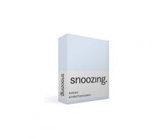 Snoozing drap-housse enfant en coton - 100% coton - berceau (40x80 cm) - bleu