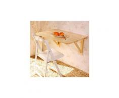 Sobuy® fwt04-w table murale rabattables, table de cuisine pliante, table à rabat pour enfant pliable