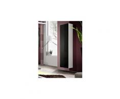 Vitrine murale design "fly i" 170cm noir & blanc