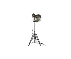 Lampe à poser industrielle "néo" 93cm gris