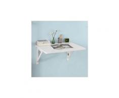 Sobuy® fwt05-sch table murale rabattables, table de cuisine pliante, table à rabat pour enfant pliable