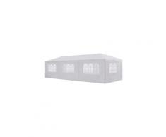 Tonnelle - gloriette - barnum - accessoire de tonnelle - accessoire de gloriette - accessoire de barnum tonnelle de jardin marinea - 3 x 9 m - blanc