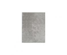 Tapis à poils longs 80 x 150 cm gris