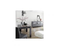 Salle a manger grise design avec led rosini 4