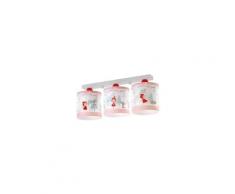 Lampe plafonnier enfant little red - rouge
