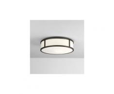 Plafonnier rond mashiko led 300 ip44 salle de bain - bronze