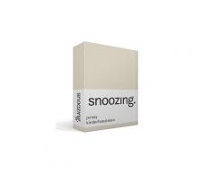 Snoozing drap-housse enfant en jersey - jersey 100% coton - lit à barreaux (60x120 cm) - beige