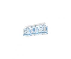Lampe plafonnier enfant moon blue - bleu