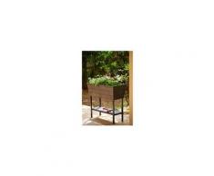 Keter carré potager sur pieds urban bloomer-aspect bois