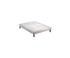Sommier tapissier epeda confort medium 160x190 avec 2 sommiers