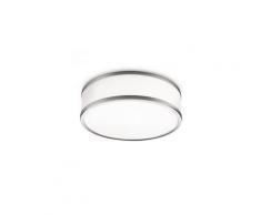 Plafonnier rond salle de bain dew d32 cm ip44 - chrome
