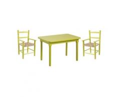 Salon enfant 1 table 2 fauteuils