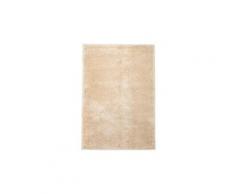 Tapis à poils longs 80 x 150 cm beige