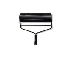 Icaverne - rouleaux à gazon superbe rouleau à gazon de jardin noir 68 l