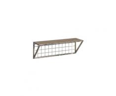 Petite étagère murale or veilli - jonas - l 60 x l 20 x h 17 - neuf