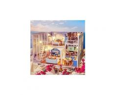 3d en bois bricolage maison miniature meubles led maison puzzle décorer des cadeaux créatifs jouets éducatifs