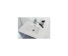 Icaverne lavabo - vasque plan en céramique extra plat l45xp40xh15 cm