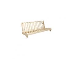 Banquette futon fresh en bois naturel 140x200