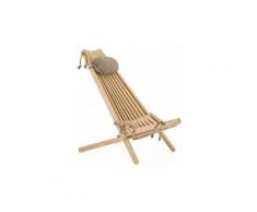 Chilienne bois ecochair (coussin offert) mélèze