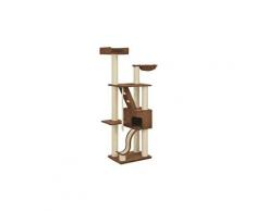 Arbre à chat avec griffoirs en sisal beige 180 cm xxl