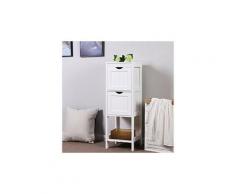 Usinedistrib armoire de salle de bain en bois au sol rangement organisateur stand armoire à pharmaci