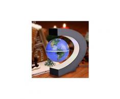 C forme magnétique globe led flottant globe décoration ampoule led
