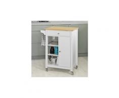 Sobuy® desserte roulante chariot de cuisine de service meuble de rangement fkw46-wn