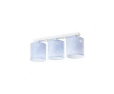Plafonnier enfant 3 lampes sweet dreams bleu - dalber - 62013t