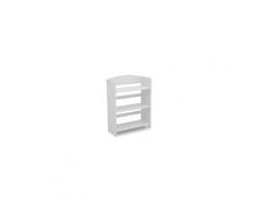 Deltakids - etagere enfant rangement jouets/livres en bois - blanc