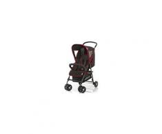 Hauck poussette canne sport noir/ rouge