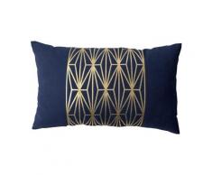 Coussin rectangulaire esprit art déco