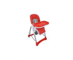 Chaise haute pour bébé, chaise pliante pour bébé, rouge, taille déployée: 105 x 75 x 60 cm