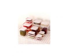 Cuisine boîte de rangement en plastique d'étanchéité conservation des aliments frais pot container boîte de rangement pealer 64