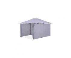 Tonnelle - gloriette - barnum - accessoire de tonnelle - accessoire de gloriette - accessoire de barnum tonnelle de jardin lagoon - 3 x 4 m - gris