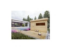 Sauna d'extérieur 4/6 places hervor - 2 pièces - l366 x p204 x h210 cm