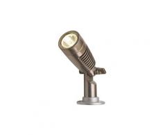 Projecteur led "minus" aluminium bronze à canon