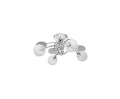 Icaverne - plafonniers chic plafonnier avec abat-jour en fils métalliques 4 ampoules g9