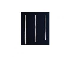 Rideau lumineux extérieur 7 tubes 210 led blanc, h 70 x l 210 cm -pegane-