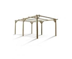 Carport voiture " Paco" - 15.30 m² - 3.00 x 5.10 x 2.19 m