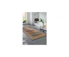 Tapis pour couloir mixed stripes tx multicolore 80 x 200 cm tapis de salon moderne design par kleen tex