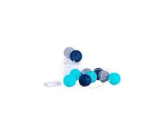 Guirlande boule lumineuse 10 led déco scandinave 1,5m diamètre 6cm bleu