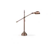 Lampe de bureau industrielle - cuivre bronze
